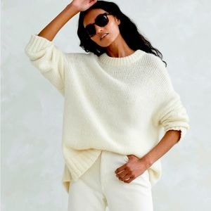 Jenni Kayne Alpaca Cocoon Crewneck